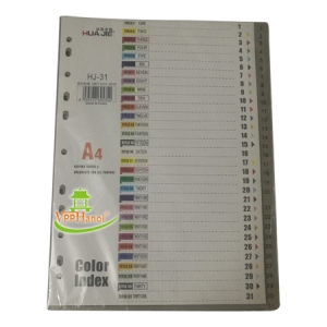 Chia file nhựa 1-31